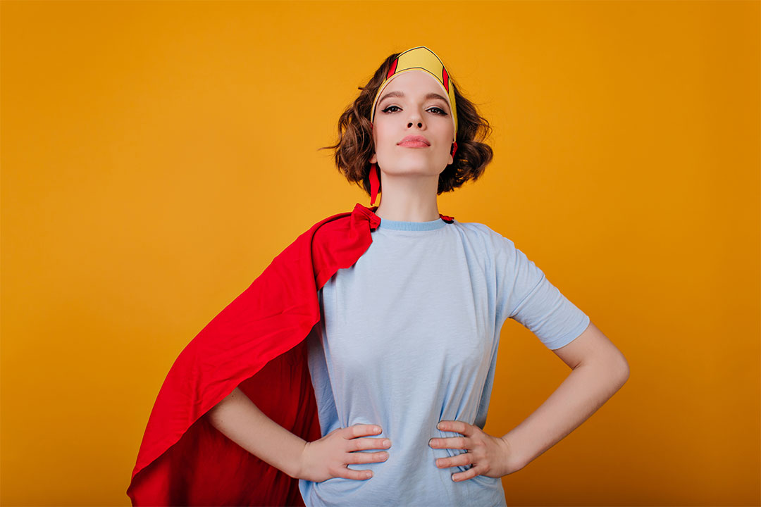 Super(wo)man, wenn man anderen helfen muss!